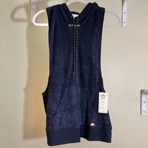 C&C California Sleeveless Drawstring Hoodie (NWT)